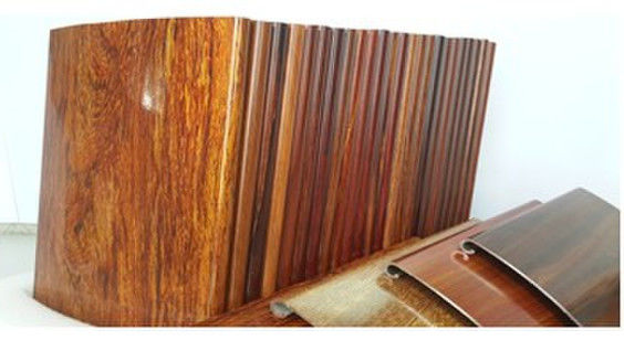 Wooden Effect Thermoset Powder Coating , Polyester Powder Paint Heat Transfer
